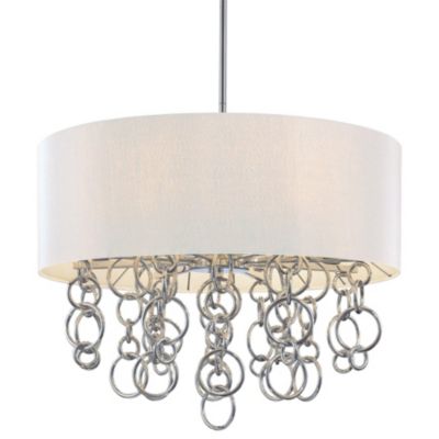 Ringlets 6 Light Drum Pendant by George Kovacs - Starlight Lighting USA and Canada